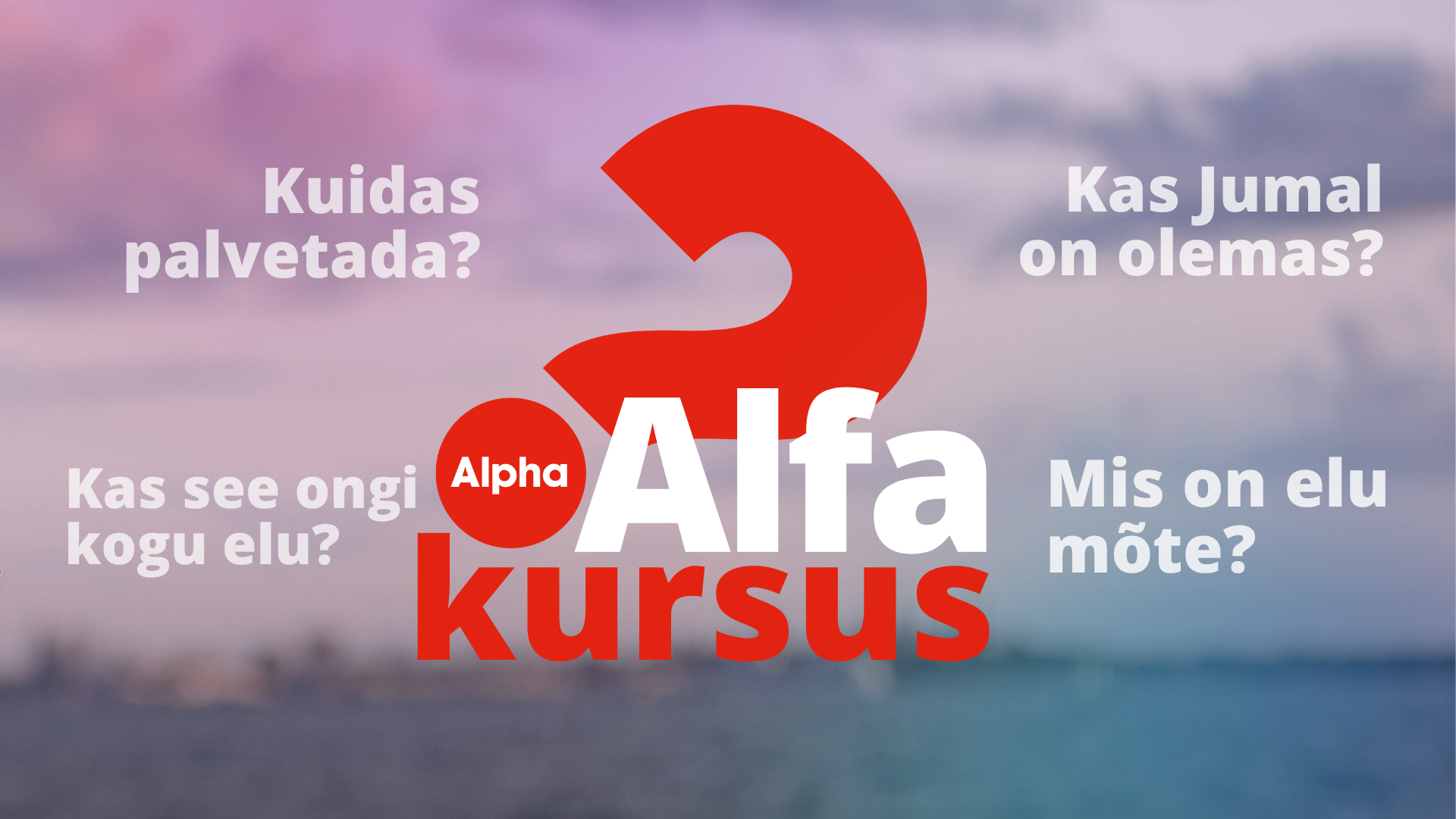 …
The post Alfa kursuse roll on aidata mõista kristluse tähendust appeared first on Tartu Kolgata kogudus.